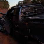 Motorista provoca acidente ao tentar acessar estrada da Prainha, em João Pinheiro