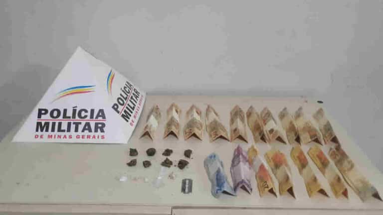 Polícia Militar interrompe festa de criança para prender suspeito de traficar drogas em João Pinheiro
