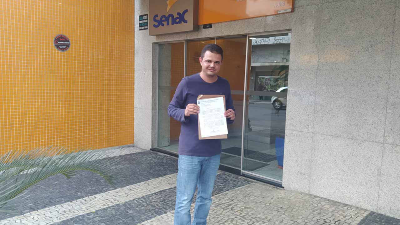 Cabo Vieira busca apoio do SENAC para dar mais oportunidades e profissionalizar a mão de obra pinheirense