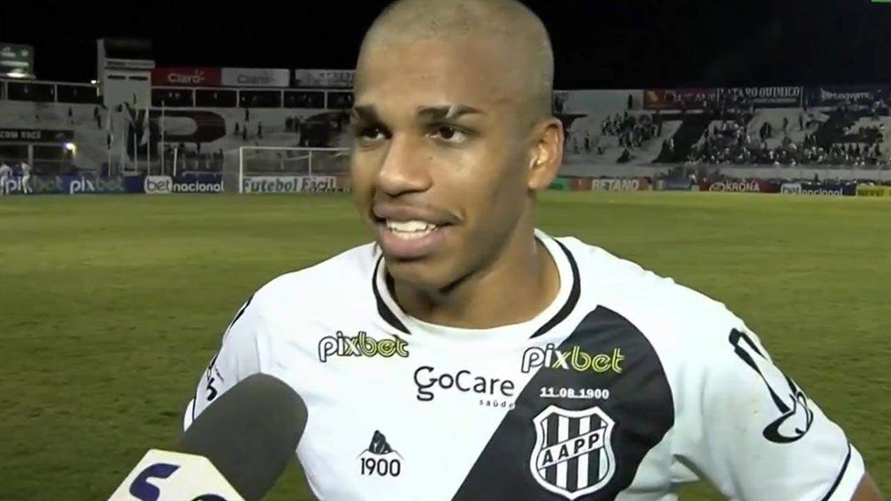 Atleta brasilandense se emociona com primeiro gol na estreia como profissional pelo Ponte Preta
