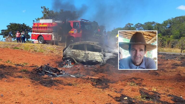 Motociclista de 44 anos morre após bater de frente com carro na MGC-354 em Presidente Olegário