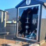 Vândalos invadem Cemitério Municipal de Presidente Olegário e danificam túmulos e imagens