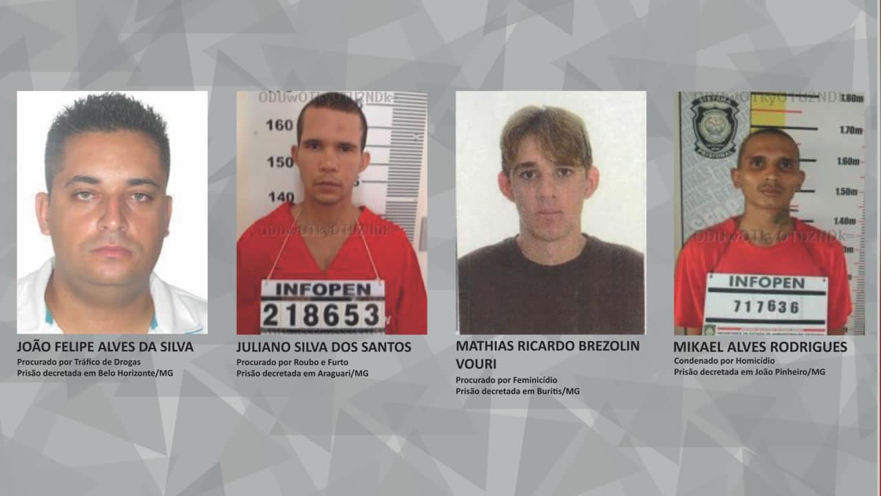 Dois criminosos de João Pinheiro entram na lista dos mais procurados de Minas Gerais; ajude a denunciar