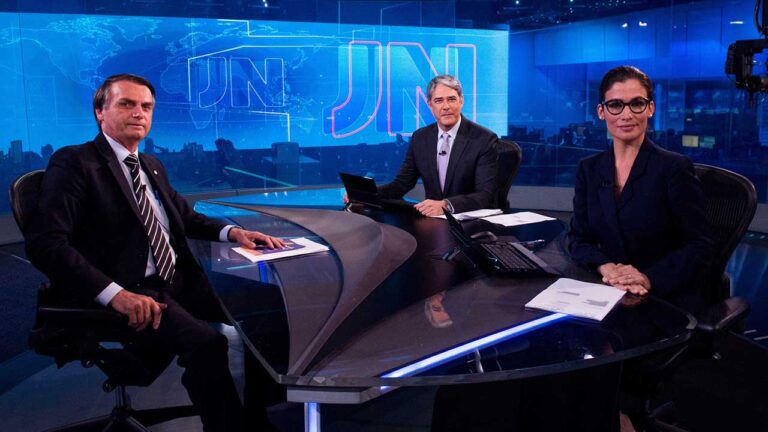 Bolsonaro volta ao Jornal Nacional e abre roda de entrevista com presidenciáveis