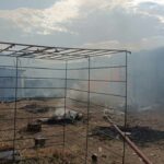 URGENTE: Corpo de Bombeiros de João Pinheiro combate incêndio em galpão no Bairro Aeroporto