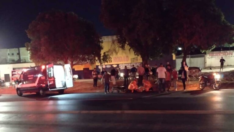 Motorista atropela bicicleteiro que tentou atravessar rodovia repentinamente em João Pinheiro