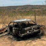 Veículo pega fogo e motorista morre queimado em estrada vicinal de Brasilândia de Minas