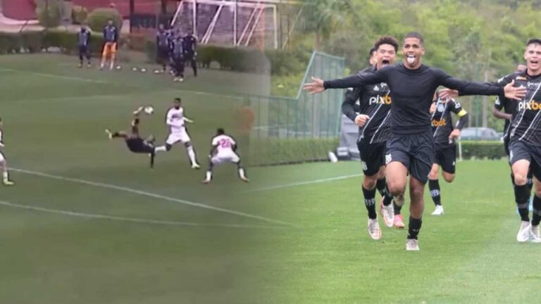 É de Brasilândia! Eliel faz golaço de bicicleta e garante vitória sobre o São Paulo no paulista sub 20
