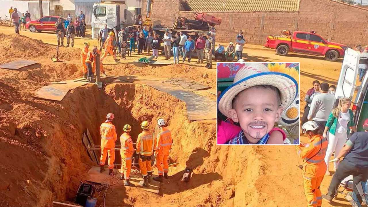Quatro pessoas são indiciadas por morte de criança que caiu em buraco em Minas Gerais