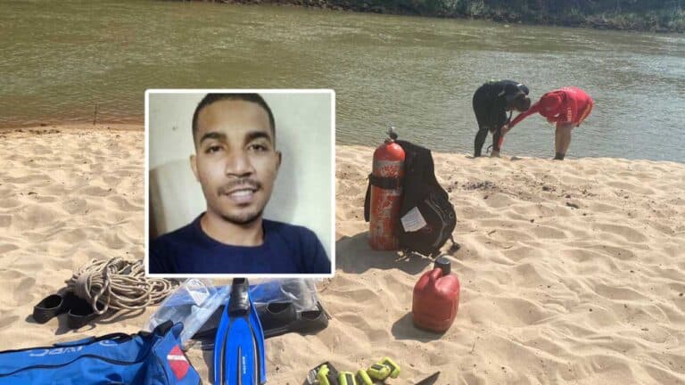 Jovem de 24 anos de idade morre afogado no Rio Paracatu, em Brasilândia de Minas
