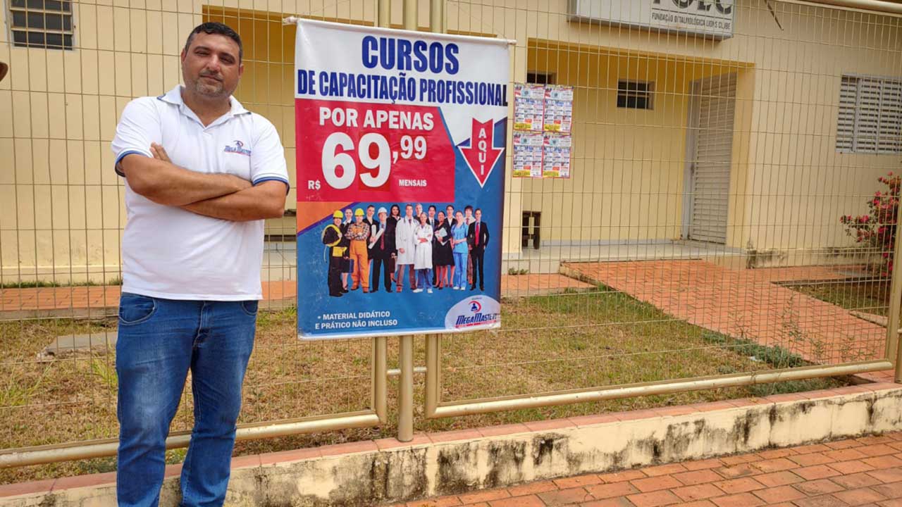 Mega Master em parceria com o Lions Clube oferece vários cursos a preços bastante acessíveis em João Pinheiro
