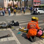 Simulação de acidente de trânsito é realizada no Centro de João Pinheiro para promover conscientização
