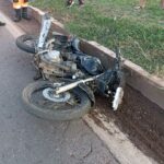 Motorista foge do local após deixa motociclista inconsciente em grave acidente na BR-040 em João Pinheiro