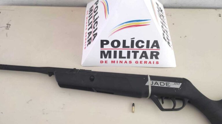 Homem que ameaçava ex-mulher com espingarda é preso em flagrante no Bairro Itaipu, em João Pinheiro