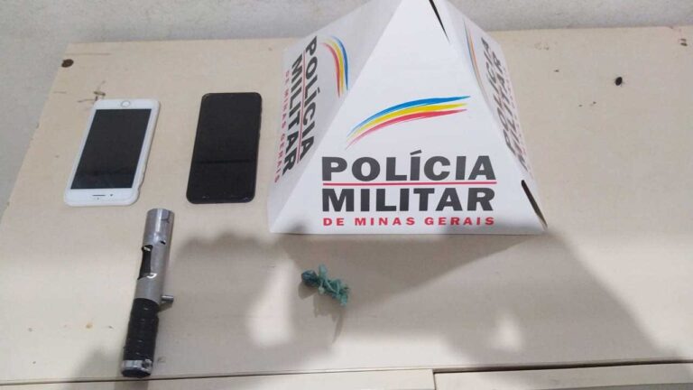Adolescentes são apreendidos após serem flagrados atirando no meio da rua no Santa Cruz 2 em João Pinheiro