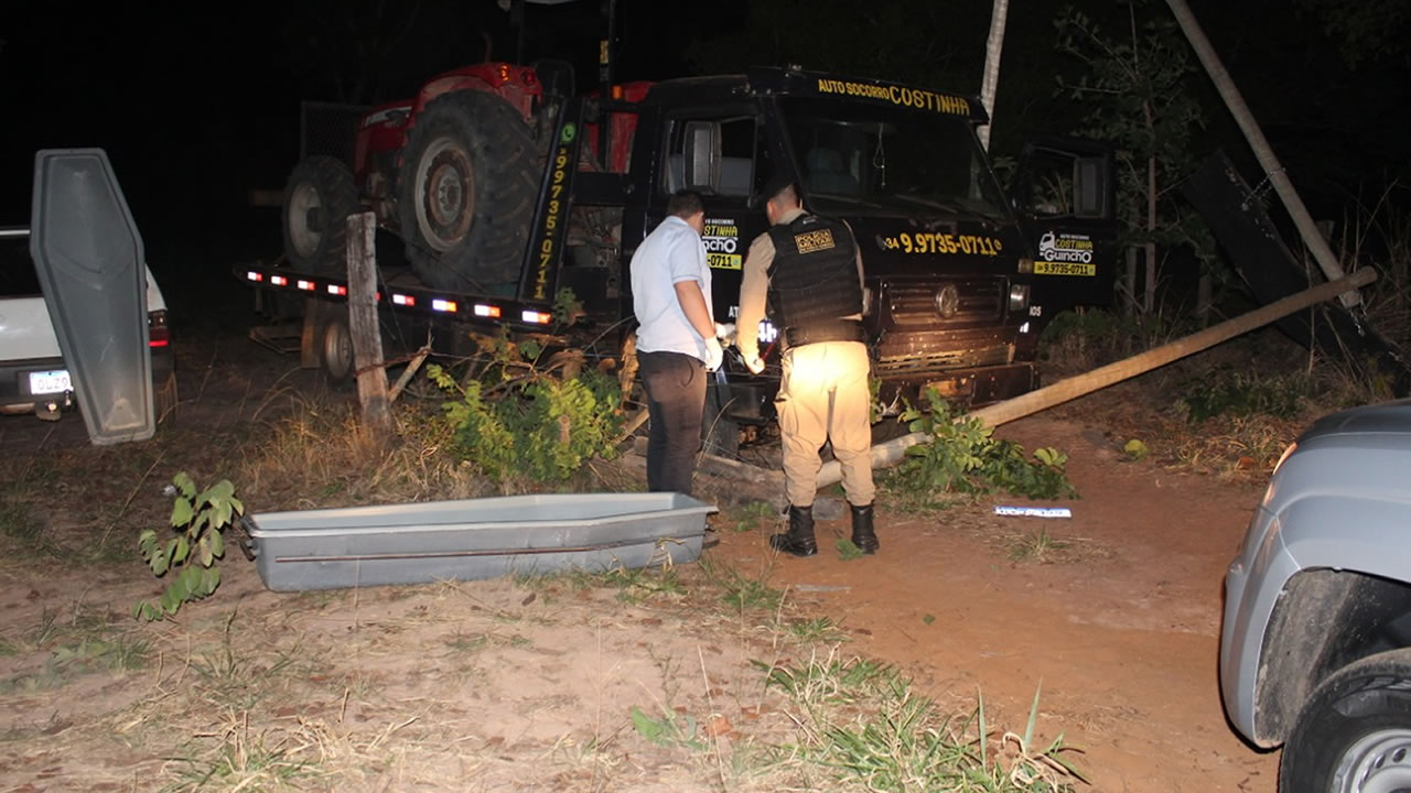 Assaltante morre em confronto com a PM durante roubo em fazenda no Distrito de Ponte Firme em Presidente Olegário