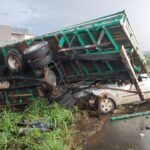 Temporal causa acidente e deixa rastro de destruição na BR-365 em Patos de Minas