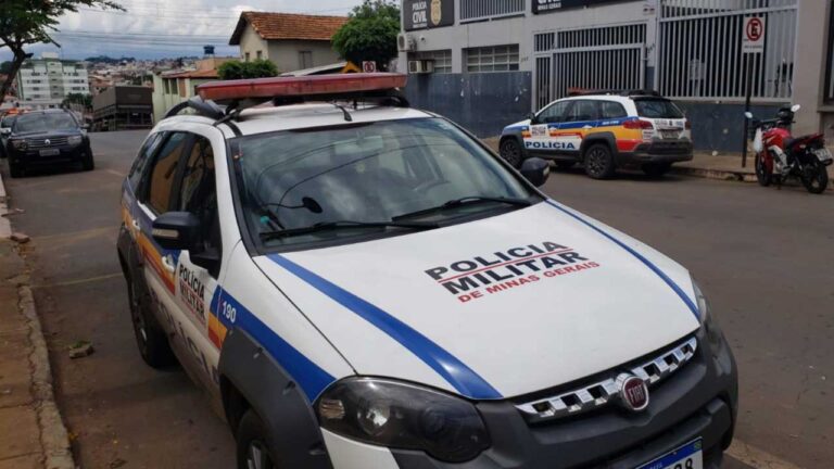 Homem expõe órgãos genitais, corre atrás de moradores com pedaço de pau e acaba preso