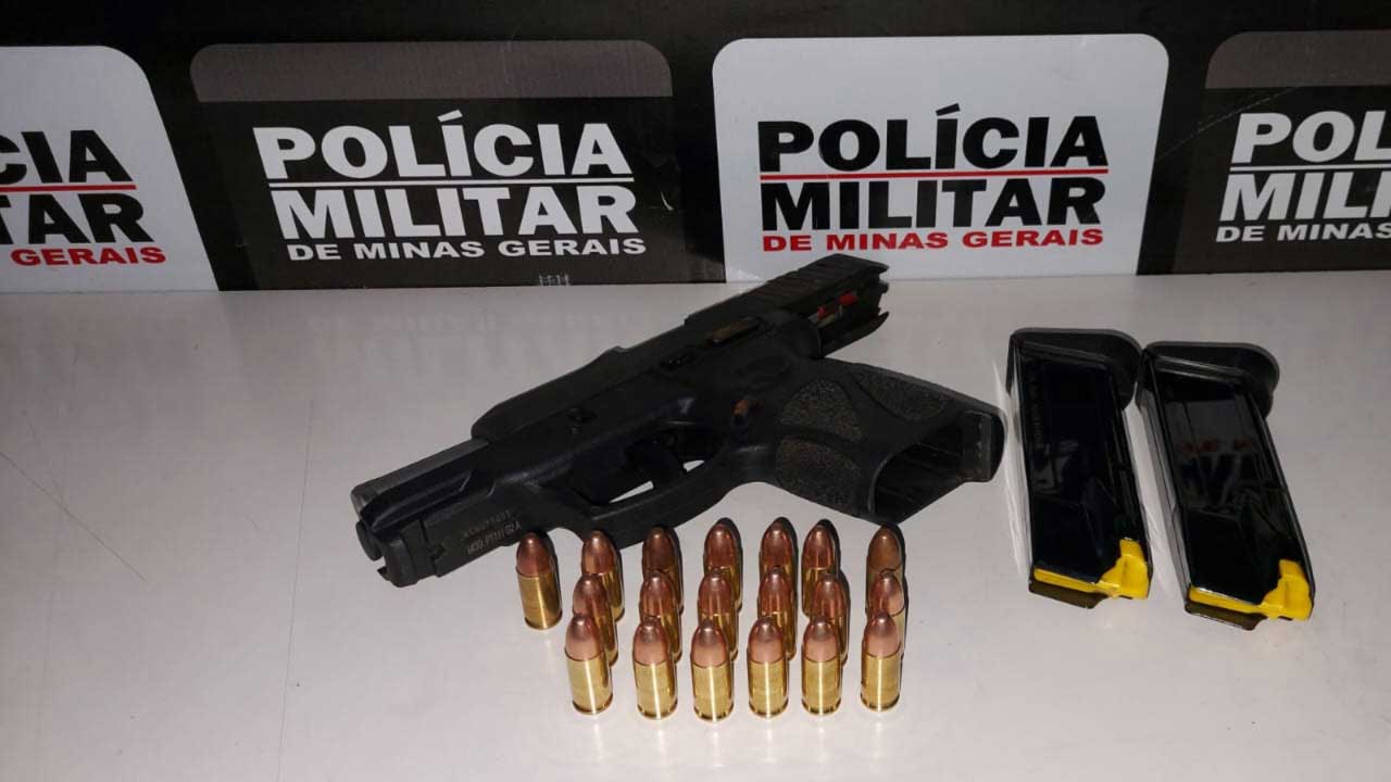 Atirador esportivo é preso após ser abordado com arma de fogo na cintura em João Pinheiro