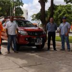 Corpo de Bombeiros de João Pinheiro recebe nova viatura com verba arrecadada com a Casa Premiada