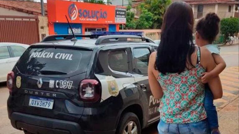 Criança sequestrada pelo pai é resgatada pela Polícia Civil em Paracatu; homem queria se vingar da ex e acabou preso