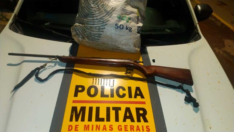 Homem é preso transportando animal silvestre abatido em abordagem na LMG-667, em Brasilândia de Minas