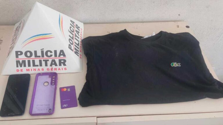 PM identifica ladrão de celular por imagens de câmeras de segurança e jovem de 21 anos acaba preso em João Pinheiro