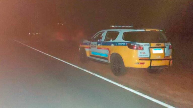 Motorista e motociclista completamente embriagados são presos nas rodovias de Brasilândia de Minas
