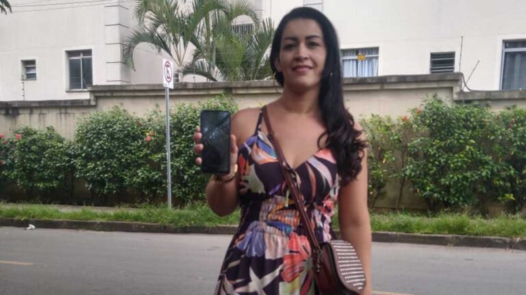 Brasilandense é assaltada, corre atrás de bandido e consegue recuperar celular em Belo Horizonte