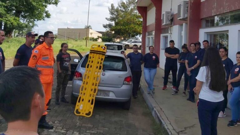 Servidores do SAMU Regional participam de treinamento para atendimento pré-hospitalar