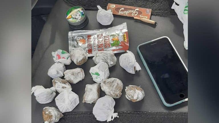 Polícia Militar Rodoviária prende homem com uma bucha e 16 tabletes de maconha na MG-181, em João Pinheiro