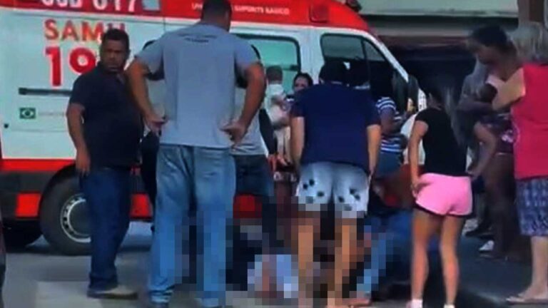 Motociclista é socorrida com fratura na perna direita após acidente na 13 de Maio, em João Pinheiro