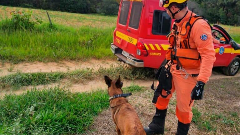 Com o auxílio de cães farejadores, buscas por Fernando Lubito entram para o quarto dia em João Pinheiro