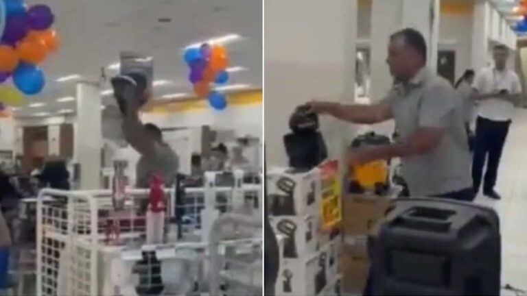 Homem destrói produtos em loja após não conseguir trocar caixa de som com defeito em Minas Gerais