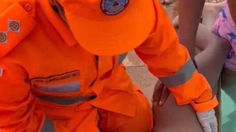 Criança se afoga ao ser sugada por ralo de piscina e é socorrida em estado grave em Montes Claros