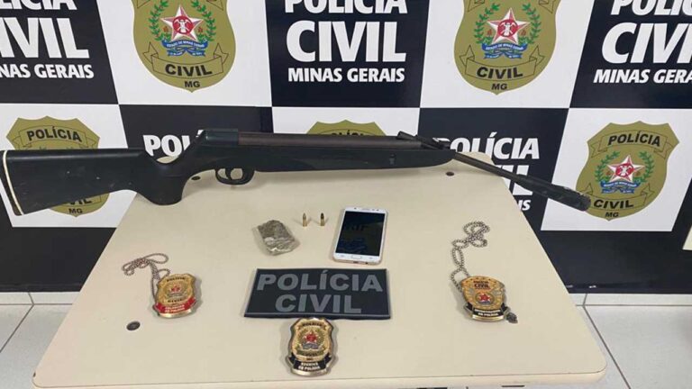Suspeito de integrar organização criminosa ligada ao tráfico é preso pela Polícia Civil em João Pinheiro