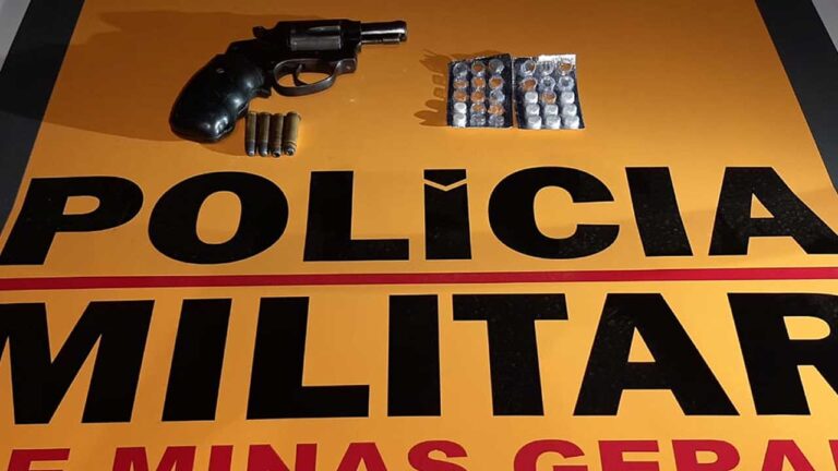 Motorista de carreta é preso com revólver e rebite na MG-181, em João Pinheiro