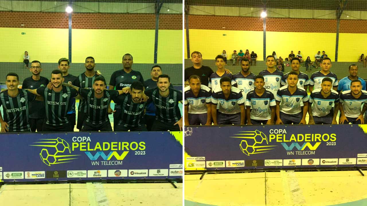 Copa Peladeiros WN Telecom de Futsal movimenta torcida com as duas primeiras partidas da competição