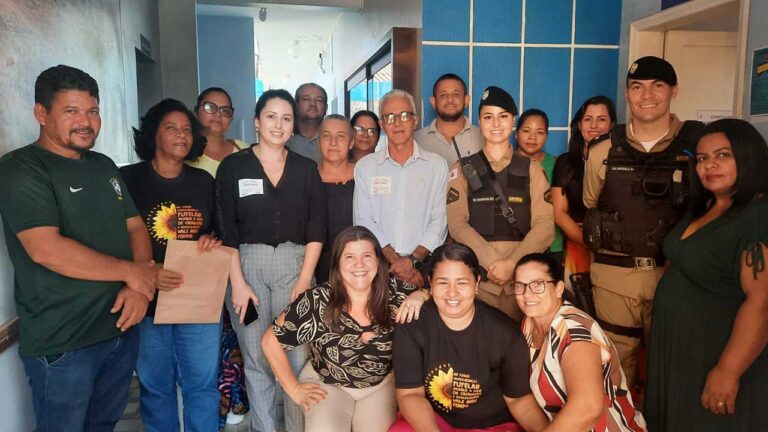 Polícia de Brasilândia de Minas se reúne com diretores, professores e autoridades para discutir proteção escolar