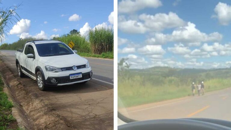 Criminoso que roubou veículo em Brasilândia de Minas é preso na MGC-354, em Presidente Olegário