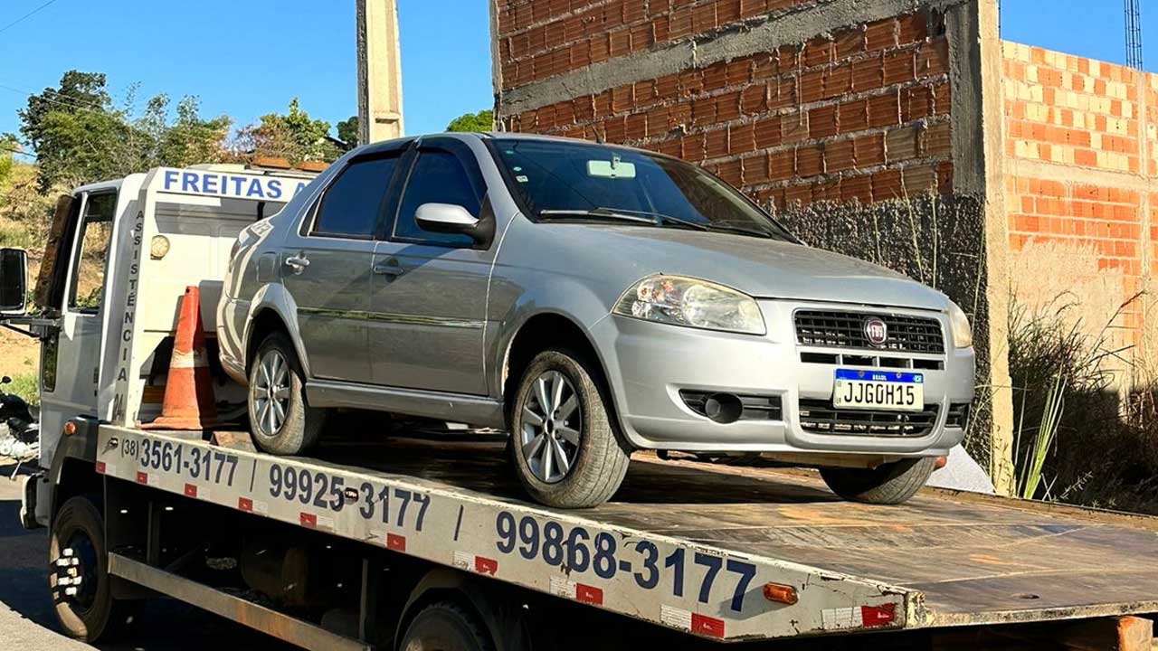 Carro furtado em Brasilândia de Minas é encontrado escondido em construção na cidade de João Pinheiro