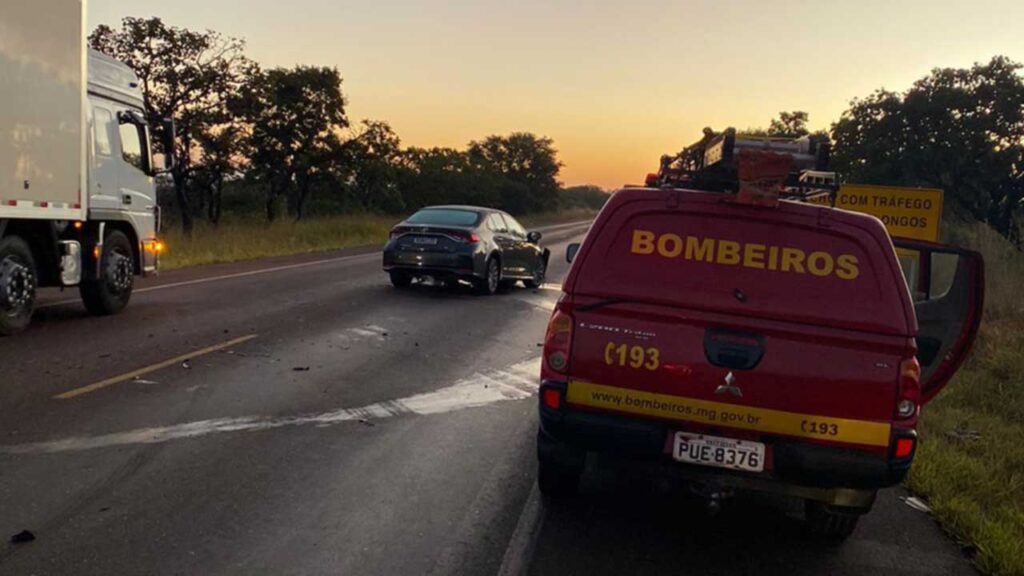 Motorista de 75 anos natural de Pompéu morre em grave acidente na BR-365, em João Pinheiro