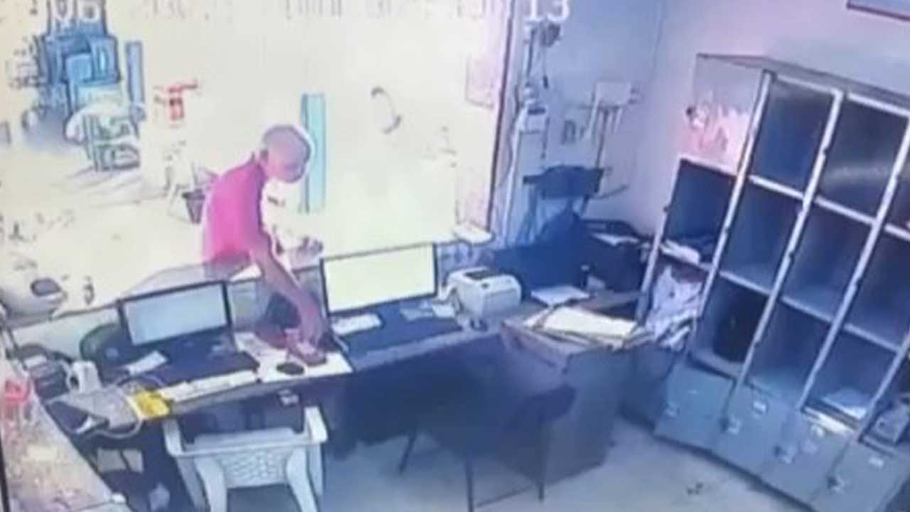 Vídeo: idoso é flagrado furtando celular de supermercado no Esplanada, em João Pinheiro; autor ainda não foi encontrado