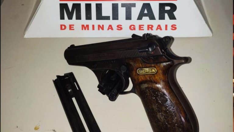 Adolescente é detido com arma de fogo pela Polícia Militar após denúncia em João Pinheiro