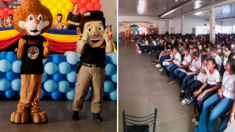 Polícia Militar realiza formatura de 319 alunos no Proerd em João Pinheiro; solenidade aconteceu no Lions Club