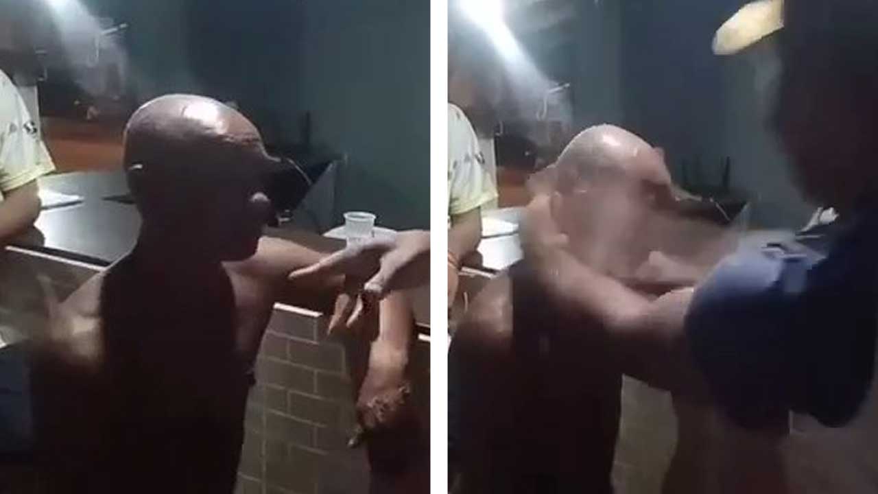 Alcoólatra leva tapas na cabeça em troca de pinga e “brincadeira” causa indignação em Brasilândia de Minas