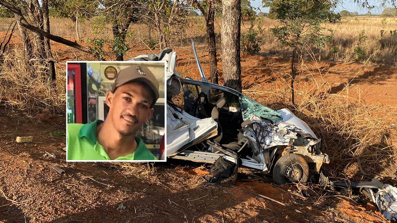 Jovem de 22 anos morre em acidente grave na MG-181 em Brasilândia de Minas, outras três pessoas ficam feridas