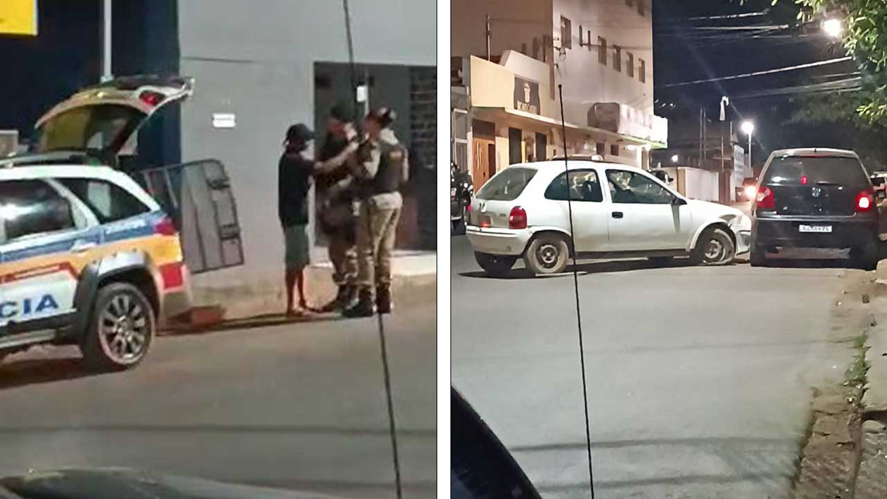 Motorista embriagado bate em veículo de policial penal e acaba preso em João Pinheiro