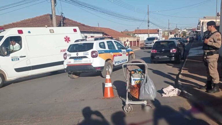Mulher é assassinada em pleno centro de Presidente Olegário enquanto empurrava carrinho de bebê