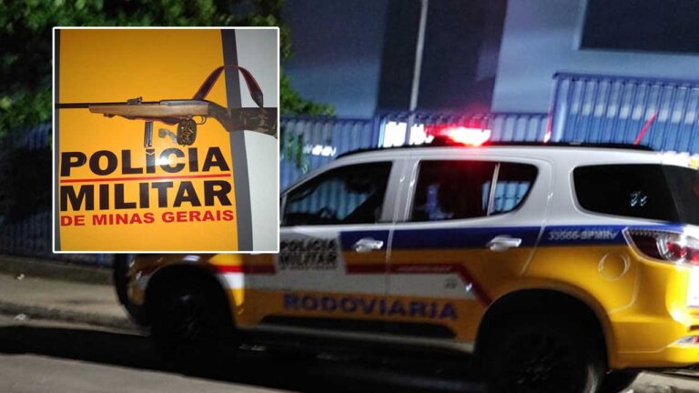 Homem é flagrado transportando carabina na LMG-667 e acaba preso por porte ilegal de arma de fogo